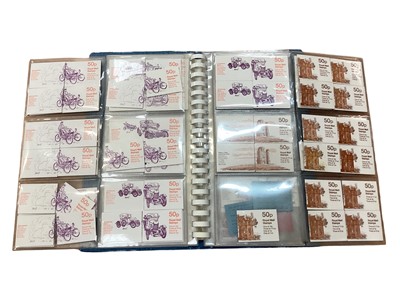 Lot 1457 - Stamps two albums of G.B. booklets both decimal & pre decimal values to plus some Channel Islands issues