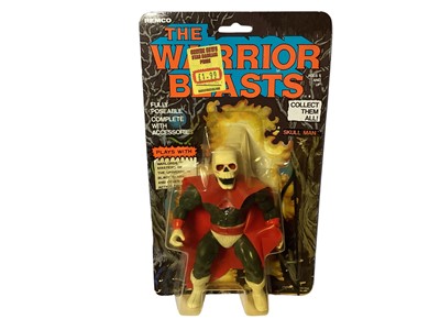 Lot 1 - Remco (c1982) The Warrior Beasts 6" action figues including Craven, Hydras & Skull Man, all on card (curled corners) with bubblepack (3)