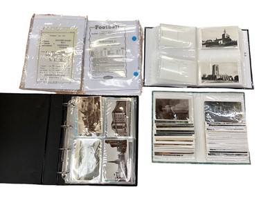 Lot 1488 - Box of postcards in albums, Clacton Butlins, railway handbills and ephemera