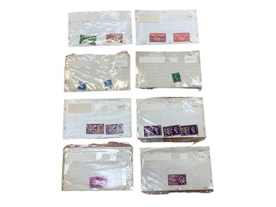 Lot 1493 - Box of GB pre decimal stamps and later in packets