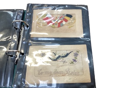 Lot 1494 - World War One silk and military postcards (Approx. 40 postcards)