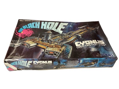 Lot 35 - MPC Walt Disney Studios (c1979) The Black Hole Cygnus 1:4225 Scale unconstructed model kit, in original interior packaging sealed, boxed (crumpled) No.1-1983 (Approx two feet long) (1)