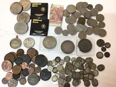 Lot 484 - G.B. - Mixed coinage to include silver Crown 1935 EF 1937 x 2 GF & GEF, silver Three Pences & other issues (Qty)