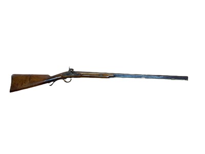 Lot 1013 - 19th century percussion sporting gun by Cook