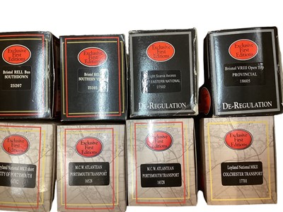 Lot 1908 - Exclusive First Editions Buses, built boxed (24)