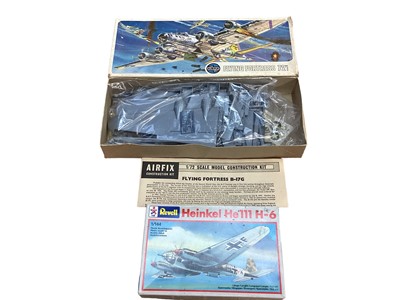 Lot 1913 - Airfix Red Stripe 1:144 scale H.P.42 Heracles & 1:72 scale Flying Fortress, plus Monty's Humber Staff Car (x3) and others (qty)