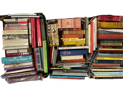 Lot 1707 - Large collection of various Lewis Carol, Alice in Wonderland books