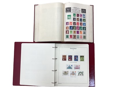 Lot 1498 - Stamps GB and World selection in albums and loose. GB includes Presentation Packs and First Day Covers etc.