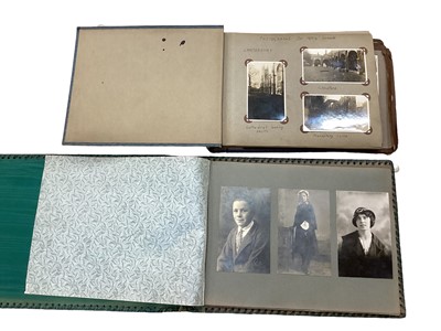 Lot 1500 - Mid century greeting cards scrap albums, newspaper cuttings and 1930s and later photographs, holidays, family, views etc.
