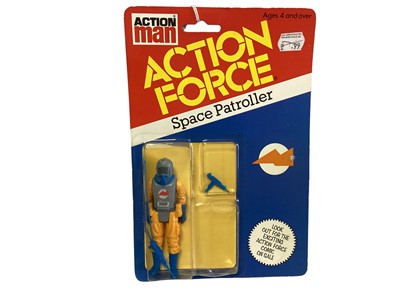 Lot 9 - Palitoy Action Man Action Force Space Patroller (Space Security Trooper Weapon), on card with blister pack (1)