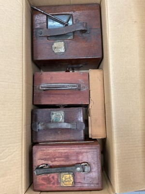 Lot 2425 - Group of pigeon clocks and accessories, including Coulet (qty)