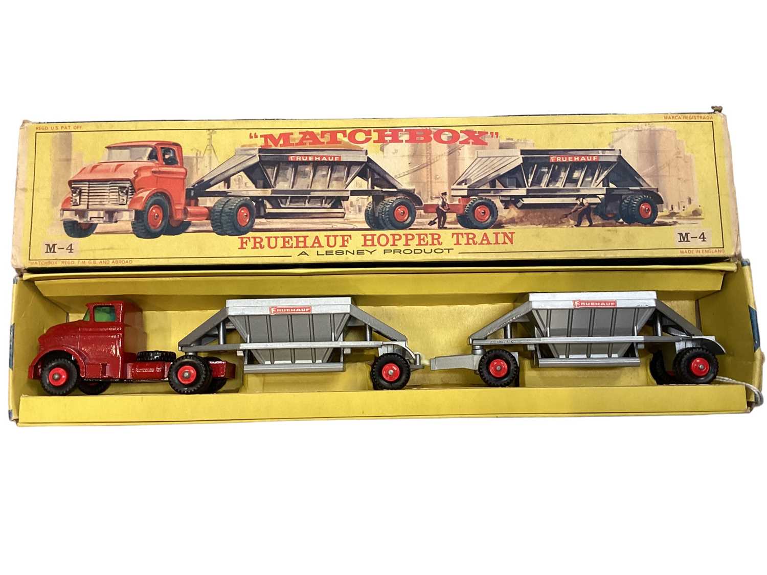 Lot 1933 - Matchbox Major Pack M-4 Hopper Train in original box