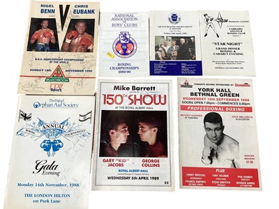 Lot 1503 - Group of boxing memorabilia, including many autographs