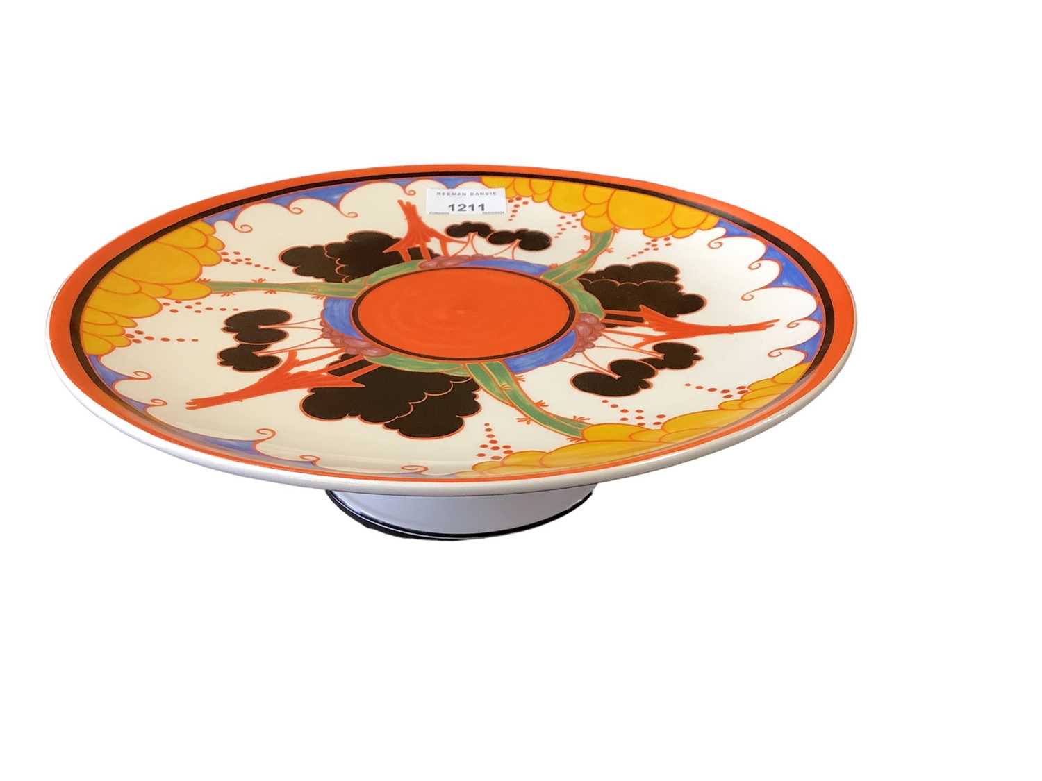 Lot 1211 - Wedgwood Clarice Cliff limited edition comport - Divinely Deco, 28cm diameter