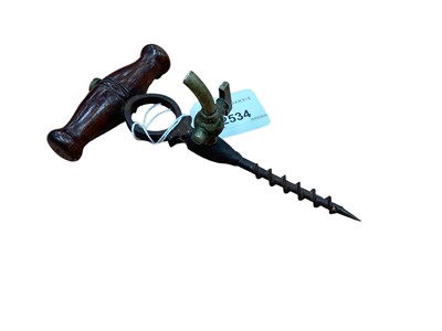 Lot 2534 - Unusual combination corkscrew and champagne tap