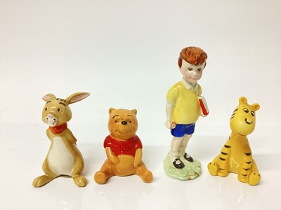 Lot 1224 - Set of eight Beswick Winnie the Pooh figures