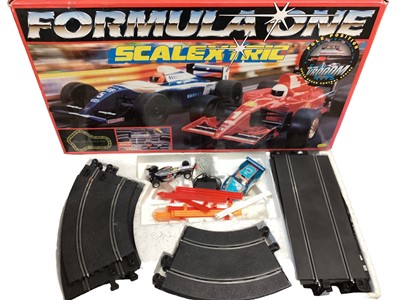 Lot 1973 - Scalextric Pole Position Advanced Track System with Jordan & Williams F1 racing cars, boxed