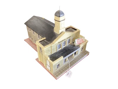 Lot 2494 - Local interest: a hand-made model of Mistley Methodist Church, the base 46cm x 30cm