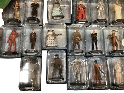 Lot 1975 - BBC Dr Who Collectible Figures No.s 1-50, boxed
