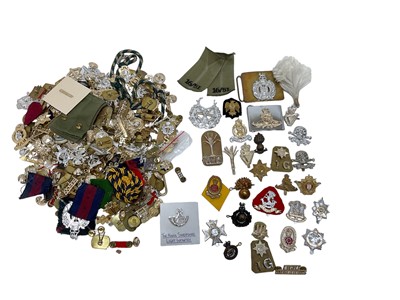 Lot 777 - Collection of British military cap badges, (mainly staybrite), (1 box).