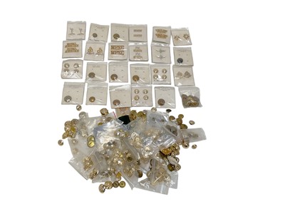 Lot 778 - Collection of British military buttons and some cap badges, (mainly staybrite), (1 box).