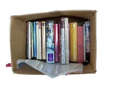 Lot 781 - Books- one box of military related reference books.