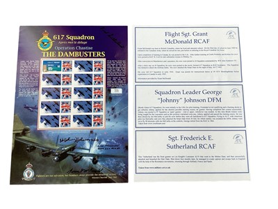 Lot 1526 - Autographs 2008 Dambusters 617 Squadron signed