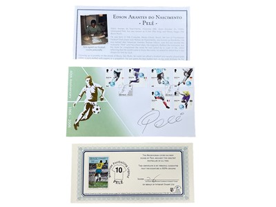 Lot 1528 - Autograph football Pele signed Buckingham 40th Anniversary cover