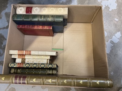 Lot 1751 - Collection of leather bound books