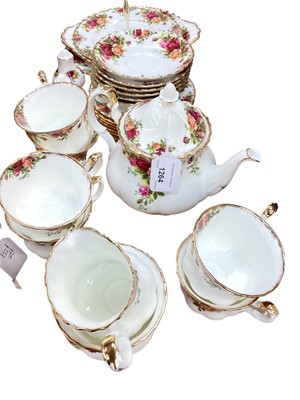 Lot 1264 - Royal Albert Old Country Roses tea set