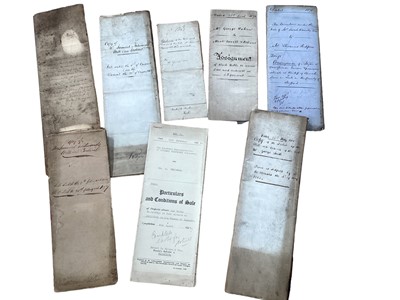 Lot 1518 - Deed box - 18th and 19th century indentures/documents