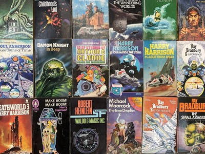 Lot 1756 - Large collection of vintage science fiction paperback books