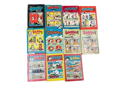 Lot 1758 - Collection of early Dandy Books, including a run 1953 - 1961 and 1963 (two copies of 1956). (11)