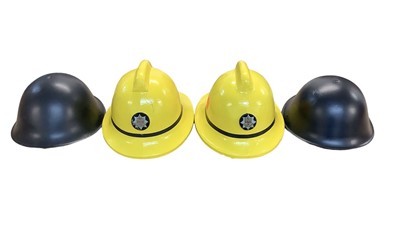 Lot 817 - Group of seven Fire Brigade helmets including Suffolk Fire Service (7).