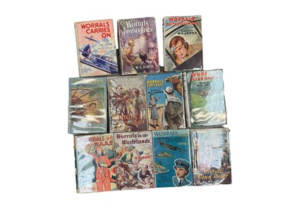 Lot 1761 - W. E. Johns - Worrals books, 11 titles, all first editions with dust wrappers, 1941-1950. (11)