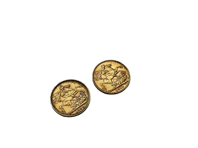 Lot 502 - G.B. - Gold Sovereign's to include Victoria OH 1898 AF & Edward VII 1910 GVF (2 coins)