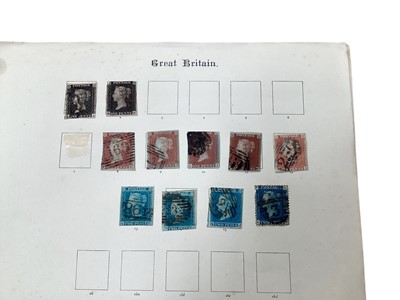 Lot 1507 - Stamps - GB & World selection in albums and loose including GB 1840 1d black (x2) 1d plates, surface printed issues, seahorses to 10/- used, world including GVI issues, covers etc.