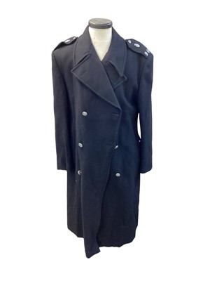 Lot 876 - Collection of Police uniform to include British Police cape, German Police tunic and others (2 boxes).