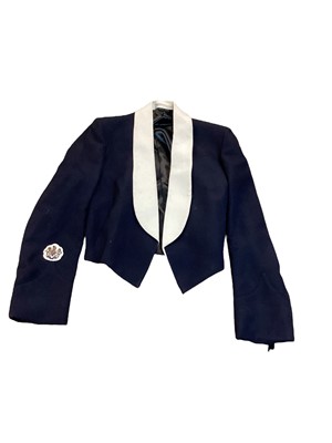 Lot 880 - Group of assorted military uniform to include R.C.T. mess dress jacket and naval items.