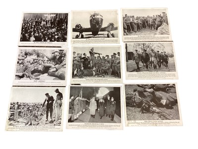 Lot 864 - Lot Nazi propaganda photographs 1930s-1940s including rallies, Nazi Cossacks etc (17)