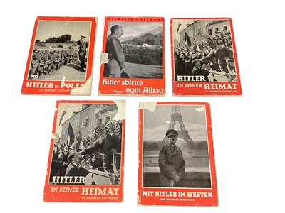 Lot 870 - Five 1930s/1940s Heinrich Hoffmann Hitler propaganda books