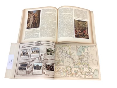 Lot 890 - Two 1930s German cigarette card albums, First World War scenes and Fine Art