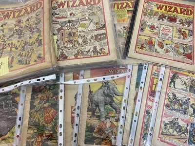 Lot 1690 - Wizard comics including Rover and Wizard, approximately 80 spanning 1941-1965