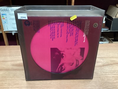 Lot 2244 - Three retro storage units of LP records including Marvin Gaye, Hollies, Dave Edmunds, Connie Francis, Dan Gibson etc