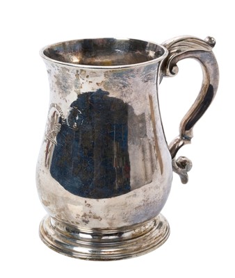 Lot 273 - Scottish silver baluster tankard