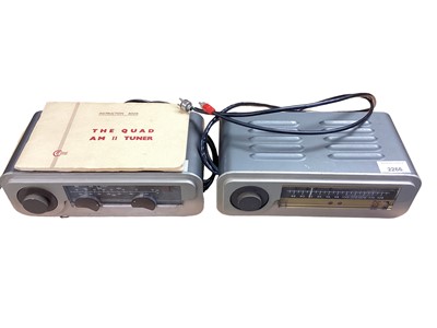 Lot 2266 - Quad FM tuner and AM tuner with one set of instructions