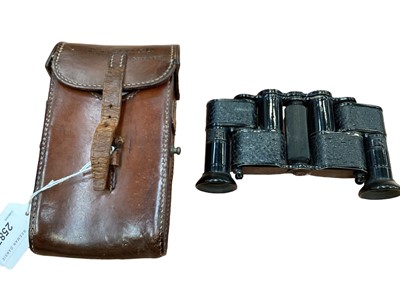 Lot 2587 - Folding Negretti & Zamora folding binoculars in case