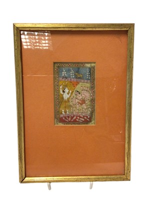 Lot 890 - Antique Indian miniature