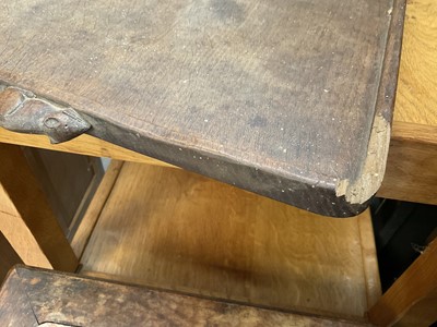 Lot 819 - Robert Mouseman Thompson adzed oak tray