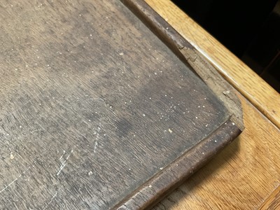 Lot 819 - Robert Mouseman Thompson adzed oak tray